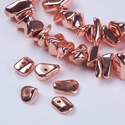 Electroplate Non-magnetic Synthetic Hematite Beads Strands&nbsp;G-K250-03A-RG