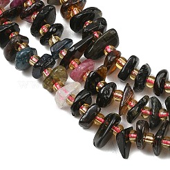 Natural Multicolor Tourmaline Beads Strands&nbsp;GG-CBA3A44-B13-01