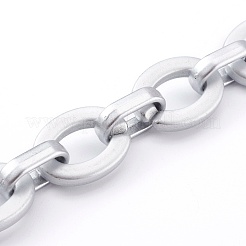 Opaque Spray Painted Acrylic  Linking Cable Chains&nbsp;AJEW-JB00914-02