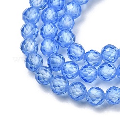 Cubic Zirconia Beads Strands&nbsp;G-G792-47-14C