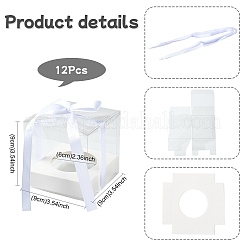 Square PET & Paper Bakery Box&nbsp;CON-FZC0002-004B