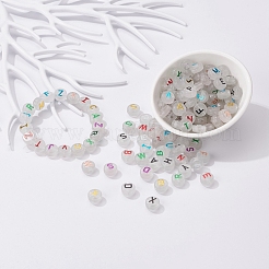 150Pcs Luminous Acrylic Beads&nbsp;LACR-YW0001-02