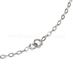 1.5MM Brass Cable Chain Necklace Making&nbsp;NJEW-A071-14P