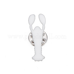 Cute Shrimp Enamel Pin&nbsp;JEWB-S012-003P-NF
