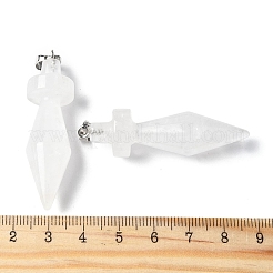 Natural Quartz Crystal Pendants&nbsp;G-C187-03I