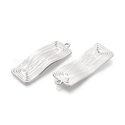 Rack Plating Textured Alloy Pendants&nbsp;PALLOY-T095-17P