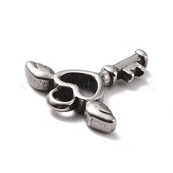 Non-Tarnish 304 Stainless Steel Pendants&nbsp;STAS-B024-38P