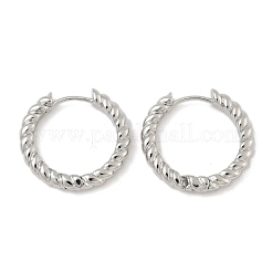 Brass Hoop Earrings&nbsp;EJEW-D320-22P
