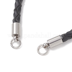3MM Round Braided Leather Bracelet Making&nbsp;AJEW-JB01541