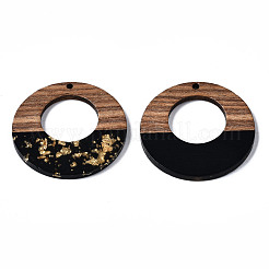 Resin & Walnut Wood Pendants&nbsp;X-RESI-T035-21