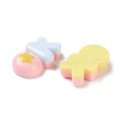 Opaque Resin Cabochons&nbsp;CRES-F030-01L