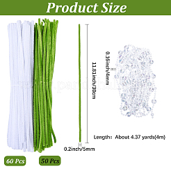 4M Plastic Beaded Trim Garland Strand&nbsp;AJEW-SC0032-02
