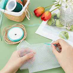 Resin Mesh Canvas Bag Sheets&nbsp;DIY-WH0260-15