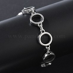 12MM 304 Stainless Steel Ring Link Chain Bracelets&nbsp;SA-CBA2696-23P