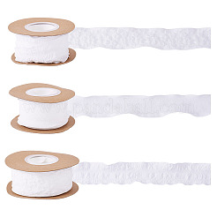 3Rolls 3 Styles Wrinkle Polyester Ribbon&nbsp;OCOR-TA0003-04