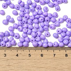 6/0 Opaque Baking Paint Glass Seed Beads&nbsp;SEED-M012-02A-09