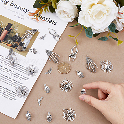 40Pcs 5 Style Tibetan Style Alloy Pendants&nbsp;FIND-FH0008-61