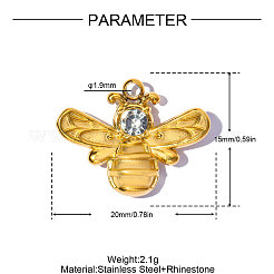 304 Stainless Steel Pendants&nbsp;STAS-OY017-09G