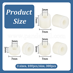 300Pcs 3 Styles Plastic Beads&nbsp;KY-OC0001-42