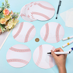 30Pcs Paper Baseball Card for Party Supplies Decorations&nbsp;AJEW-CP0010-48
