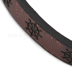 4Pcs 4 Styles PU Imitation Leather Braided Bracelets Sets&nbsp;BJEW-P335-01B