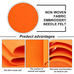 Non Woven Fabric Embroidery Needle Felt for DIY Crafts&nbsp;DIY-WH0156-92J