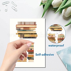 8Pcs 8 Styles Rectangle Plastic Window Stickers&nbsp;DIY-WH20015-018