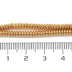 Electroplated Synthetic Non-Magnetic Hematite Beads Strands&nbsp;G-H020-J01-03