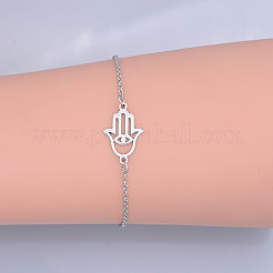 Tarnish Resistant 201 Stainless Steel Link Bracelets&nbsp;BJEW-T011-JN494-1