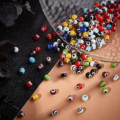 Handmade Evil Eye Lampwork Beads&nbsp;LAMP-PH0002-01