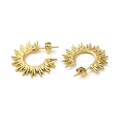 304 Stainless Steel Half Hoop Stud Earrings for Women&nbsp;EJEW-B054-21G