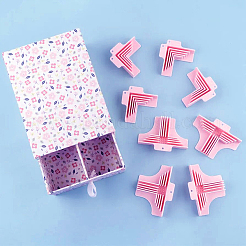 8Pcs Plastic Corner Guides for Chipboard Boxes&nbsp;NDIS-WH0696-881A