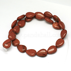 Teardrop Red Jasper Bead Strands&nbsp;G-M233-14