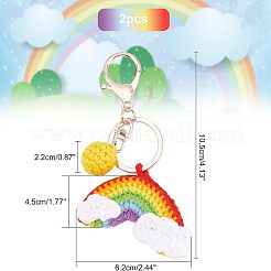 Alloy Keychains&nbsp;DIY-WH0321-81RG