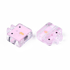 Transparent Acrylic Beads&nbsp;ACRC-S039-10F