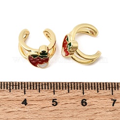 Brass Cuff Earrings&nbsp;EJEW-C186-02B-G