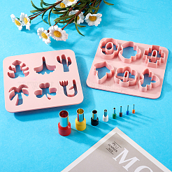 2Pcs ABS Plastic Clay Molds&nbsp;DIY-TA0004-57