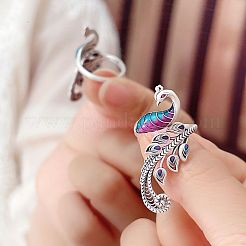 Phenix Zinc Alloy Enamel Cuff Rings&nbsp;FS-WGBA5CA-01