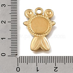 304 Stainless Steel Pendants&nbsp;STAS-N108-87G-03