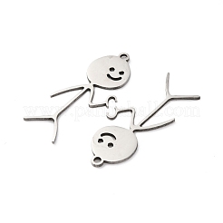 Anti-Tarnish 201 Stainless Steel Pendants&nbsp;STAS-R002-12P