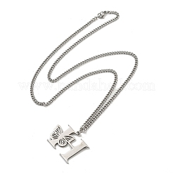 201 Stainless Steel Necklaces&nbsp;NJEW-Q336-01H-P