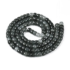 Baking Paint Crackle Glass Beads Strands&nbsp;DGLA-N019-02A-09