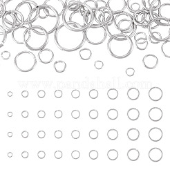 90Pcs 9 Styles Brass Open Jump Rings&nbsp;KK-TADJ0001-04P