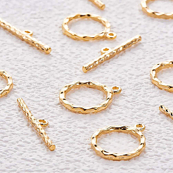 Brass Toggle Clasps&nbsp;KK-BC0004-05G