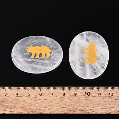 Natural Quartz Crystal Cabochons&nbsp;G-T143-28O