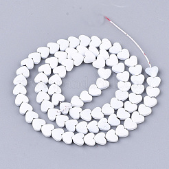 Spray Painted Non-magnetic Synthetic Hematite Beads Strands&nbsp;G-T116-05