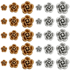 30Pcs 6 Colors 304 Stainless Steel Beads&nbsp;STAS-PA0001-14