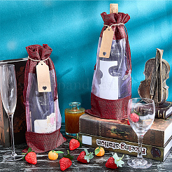 Jute Cloth Wine Bottle Storage Pouches&nbsp;ABAG-WH20018-15A