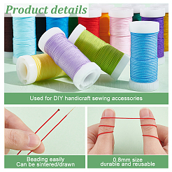 15 Rolls 15 Colors Nylon Braided Cord&nbsp;OCOR-PH0001-88