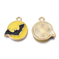 Rack Plating Alloy Enamel Pendants&nbsp;PALLOY-N164-019